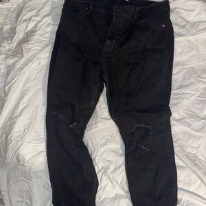 Old Navy Charcoal Boyfriend Jeans